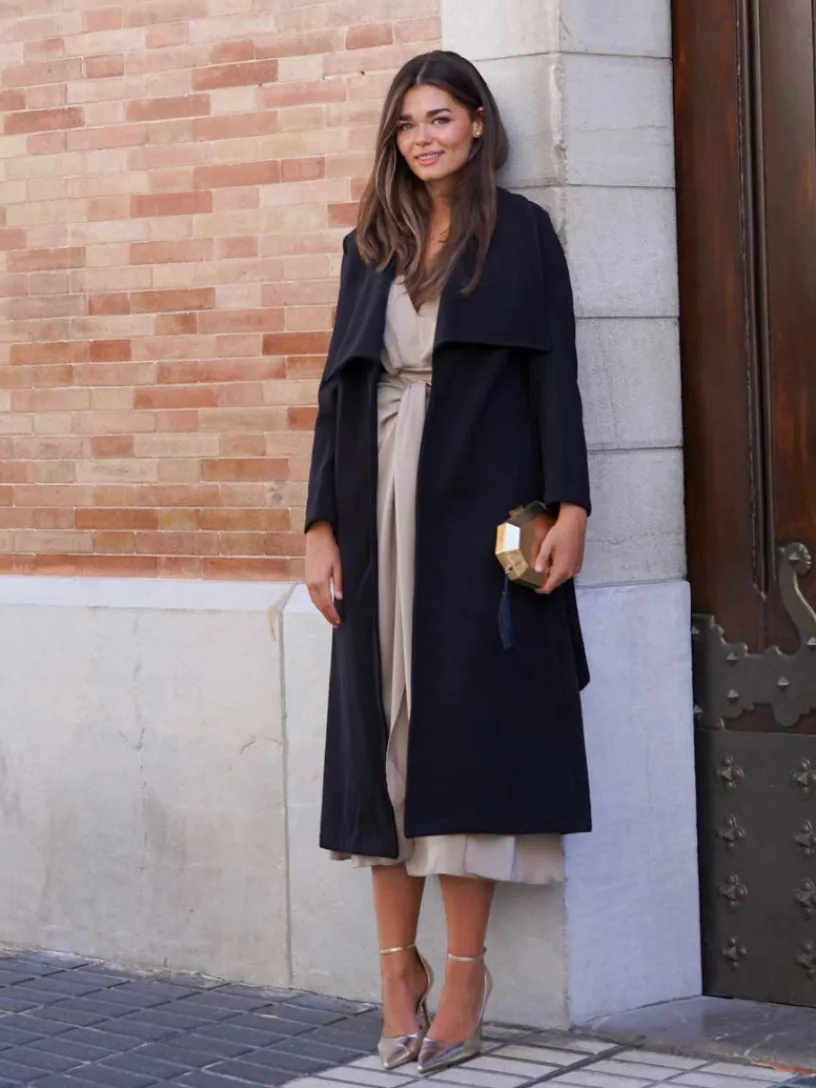 Abrigos Y Chaquetas | Chaquetas De Mujer-Mariquita Trasquilá ABRIGO MAXI SOLAPA