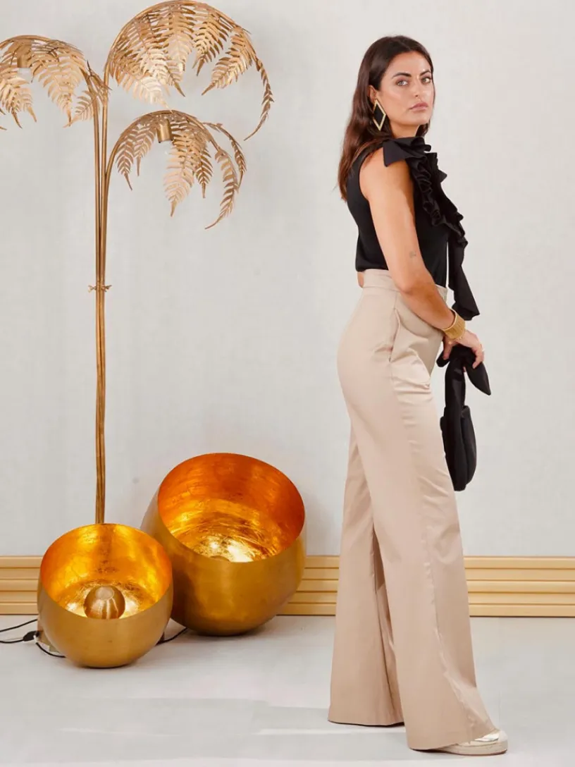 Pantalones De Mujer-Mariquita Trasquilá PANTALON CLASSIC Beige