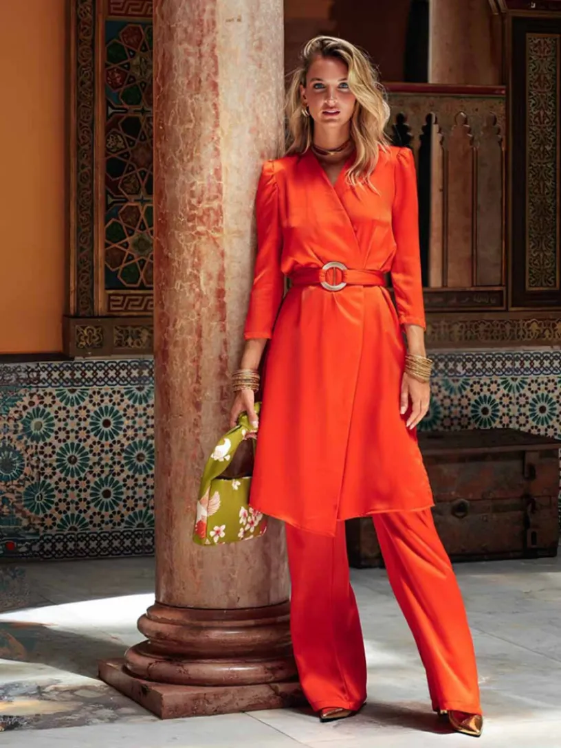 Vestidos Invitadas Boda De Día | Vestidos De Invitada Comunión-Mariquita Trasquilá TRAJE RENATA AzulMarino